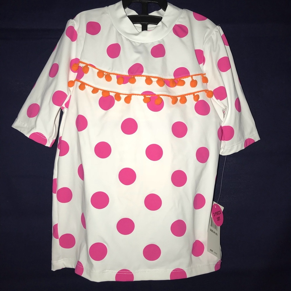 Betsey Johnson 3 PC Swimsuit Set - Picture 3 of 8